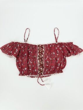 Poupette St Barth Handmade Honey Mini Pink Poppy Top